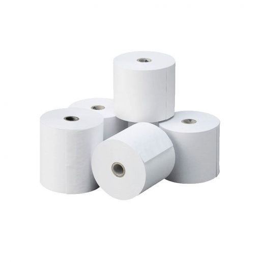 Pack 8 rollos de papel termico para impresora de tickets