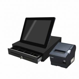 Pack TPV Tctil Grado B DigiPOS Toccare D510, cajn portamonedas e impresora 80mm Epson TMT88-IV